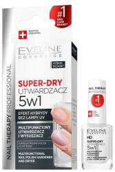 Eveline Cosmetics Întăritor 5 în 1 pentru unghii - Eveline Cosmetics Nail Therapy Professional Super-Dry Top Coat 12 ml