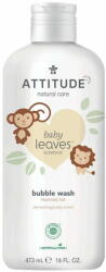  Attitude Baby leaves gyerek habfürdő, körtelé illattal, 473 ml