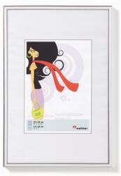  Képkeret, műanyag, 21x29, 7 cm, "New Lifestyle" ezüst (DKL014) - officesprint