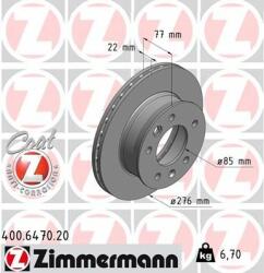 ZIMMERMANN Disc frana ZIMMERMANN COAT Z 400.6470. 20 (400.6470.20)