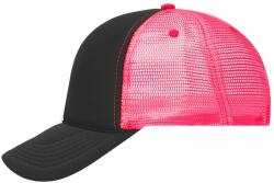 Daiber Șapcă retro trucker MB6550 - Neagră / neon roz (MB6550-147717)