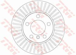 TRW Disc frana TRW DF6255 (DF6255) - automobilus