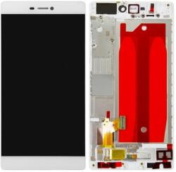 Huawei P8 - LCD Kijelző + Érintőüveg + Keret (White) TFT, White