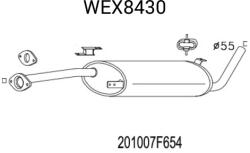 QWP Toba esapamet intermediara QWP WEX8430 (WEX8430)