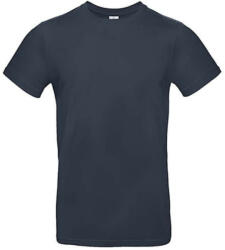 B and C Csomag akciós póló (minimum 3 db) Férfi rövid ujjú póló B&C #E190 T-Shirt -5XL, Sötétkék (navy)