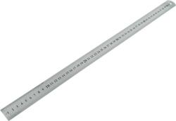 EXTOL vonalzó, 100 × 3 cm, rozsdamentes acél; mindkét oldalán mm-es beosztás (461)