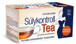 INTERHERB Súlykontroll tea 25 filter