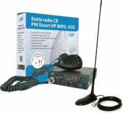 PNI Kit Statie radio CB PNI ESCORT HP 8001L ASQ + Casti HS81L + Antena CB PNI Extra 45 cu magnet (pni-pack7)