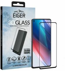 Eiger Folie Protectie Sticla Eiger EGSP00734 pentru Oppo Find X3 Lite, 3D, 0.33mm, 9H (Negru/Transparent) (EGSP00734)
