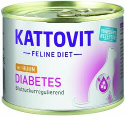 KATTOVIT 6x185g Kattovit Diabetes / súly nedves macskatáp