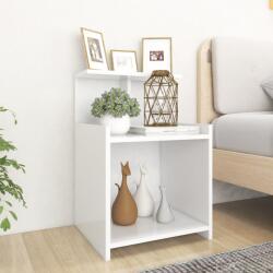 vidaXL Noptiere, 2 buc. , alb, 40x35x60 cm, PAL (806176)