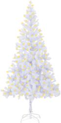 vidaXL Brad de Crăciun artificial cu LED-uri, 210 cm, 910 ramuri (3077409)