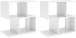 vidaXL Noptiere, 2 buc. , alb extralucios, 50x30x51, 5 cm, PAL (806377)