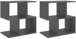 vidaXL Noptiere, 2 buc. , gri, 50x30x51, 5 cm, PAL (806369)