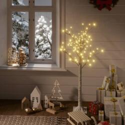 vidaXL Pom de Crăciun, 120 LED-uri, alb cald, 1, 2 m, salcie, int. /ext (328672) - vidaxl
