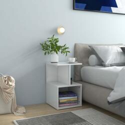 vidaXL Dulap lateral, alb extra lucios, 35x35x55 cm, PAL (806358)