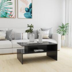 vidaXL Măsuță de cafea, gri, 90x60x42, 5 cm, PAL (803256) Masa de cafea