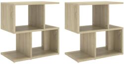 vidaXL Noptiere, 2 buc. , stejar sonoma, 50x30x51, 5 cm, PAL (806371)