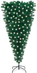 vidaXL Pom de Crăciun artificial inversat cu LED-uri, verde, 180 cm (3077975)