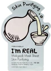 Tony Moly Mască cosmetică din hârtie pentru față - Tony Moly I'm Real Makgeolli Mask Sheet 21 ml