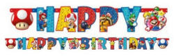 Amscan Super Mario Happy Birthday felirat 190cm (DPA9901542)