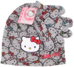 Hello Kitty mintás szürke sapka (nsc-h11f4046sz-52)