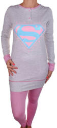 Superman Supergirl női szürke pizsama (nsc-qe3560sz-XS)