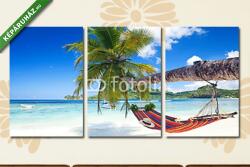Többrészes Vászonkép, Premium Kollekció: Seychellenurlaub(125x60 cm, L02)