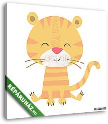 Vászonkép: Cuki tigris(25x25 cm)