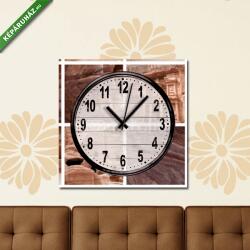 Vászonkép óra, Premium Kollekció: Petra - homokkő(25x25 cm C01)