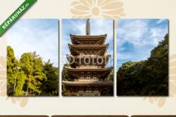 Többrészes Vászonkép, Premium Kollekció: Daigoji templom Kyoto(125x60 cm, L02)