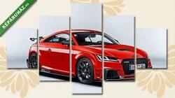 Többrészes Vászonkép, Partner Kollekció: Audi TT RS Piros(135x70 cm, S01)