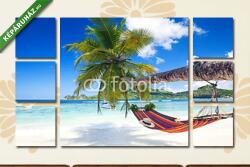 Többrészes Vászonkép, Premium Kollekció: Seychellenurlaub(135x80 cm, W01)