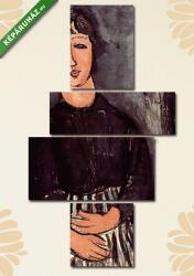 Többrészes Vászonkép, Modigliani: Abigél portréja(125x70 cm, S02)