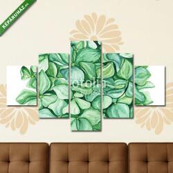  Többrészes Vászonkép, Premium Kollekció: Green hydrangea flower art. Beautiful artistic backdrop. Ideal f(135x70 cm, S01)