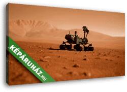 Vászonkép: Curiosity Rover a Marson (3D rendering)(145x80 cm)