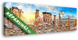 Vászonkép: Premium Kollekció: Cappadocia egyedülálló világa(55x20 cm)