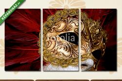  Többrészes Vászonkép, Premium Kollekció: Veniti karneváli maszk(125x70 cm, L01)