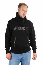 Fox Outdoor Products Black Camo Print High Neck magas nyakú pulóver (CFX073)