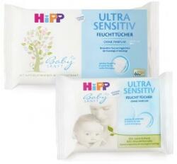 HiPP Șervețele umede pentru bebeluși Ultra-sensitive, 52 buc - HiPP BabySanft 52 buc