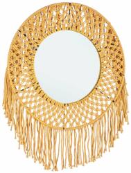 Bizzotto PERUVIAN sárga keretes tükör 50cm átmérő