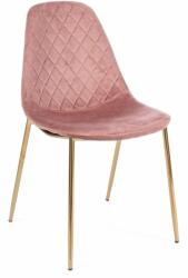 Bizzotto TERRY rózsaszín bársony szék