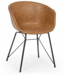 Bizzotto WARHOL barna vintage műbőr szék