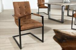Invicta OXFORD barna karfás szék