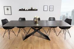 Invicta PROMETHEUS fekete étkezőasztal 180-260cm