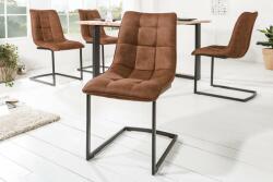 Invicta MIAMI barna mikroszálas szék