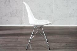 Invicta SCANDINAVIA retro fehér szék
