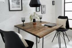 Invicta SCORPION barna akác étkezőasztal 80cm