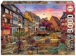 Educa Puzzle Educa din 3000 de piese - Vedere din Colmar, Franta (EDU19051) Puzzle
