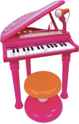 Bontempi Pian electronic pentru copii cu scaun și microfon GIRL (103072)